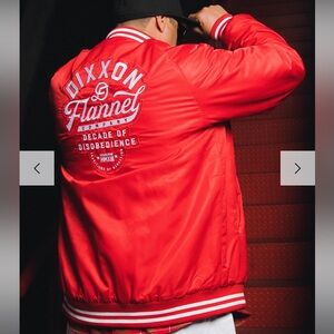 DIXXON Flannel Company Pastime Nylon Jacket Red Size XL